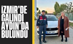 İzmir'de çalındı Aydın'da bulundu