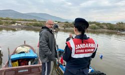 Jandarma Bafa Gölü’nde denetimlere devam ediyor