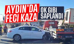 Aydın'da feci kaza: Ok gibi saplandı