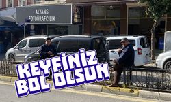 Aydın’da şaşkınlık veren çay keyfi