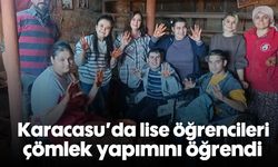 Karacasu'da lise öğrencileri çömlek yapımını öğrendi