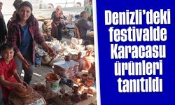 Denizli'deki festivalde Karacasu ürünleri tanıtıldı