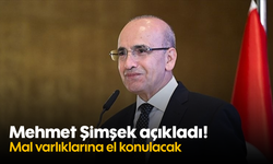 Mehmet Şimşek açıkladı! Mal varlıklarına el konulacak