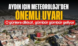 Aydın için meteoroloji'den önemli uyarı! O günlere dikkat, gümbür gümbür geliyor