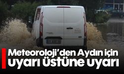 Aydın için meteorolojiden uyarı üstüne uyarı