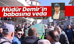 Müdür Demir’in babasına veda