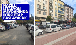 Nazilli İstasyon Meydanında ikinci etap başlayacak