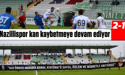 Nazillispor kan kaybetmeye devam ediyor, 2-1