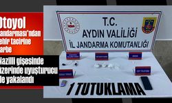 Nazilli gişesinde üzerinde uyuşturucu ile yakalandı