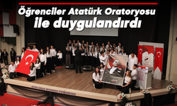 Öğrenciler, Atatürk Oratoryosu ile duygulandırdı