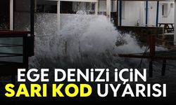 Ege Denizi için "sarı" uyarı