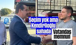 Seçim yok ama Kendirlioğlu sahada