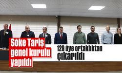 Söke Tariş genel kurulu yapıldı! 129 üye ortaklıktan çıkarıldı