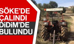 Söke'de çalındı, Didim'de bulundu