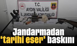 Karacasu'da jandarmadan ‘tarihi eser’ baskını