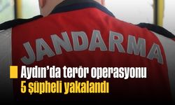 Aydın’da terör operasyonu, 5 şüpheli yakalandı