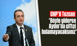 CHP'li Tezcan; 'Böyle giderse Aydın’da çiftçi bulamayacaksınız'