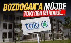 Bozdoğan'a müjde: TOKİ'den 69 konut...