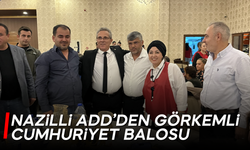 Nazilli ADD’den görkemli Cumhuriyet Balosu: Tolga Çandar kulakların pasını aldı