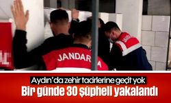 Aydın’da zehir tacirlerine geçit yok: Bir günde 30 şüpheli yakalandı