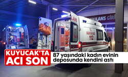 Kuyucak’ta acı son: 87 yaşındaki kadın evinin deposunda kendini astı