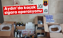 Aydın’da kaçak sigara operasyonu