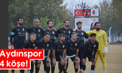 Aydınspor 4 köşe!