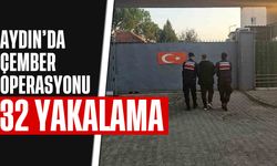 Aydın'da ‘Çember’ operasyonu: 32 yakalama