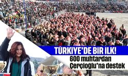 Türkiye’de bir ilk! 600 muhtardan Çerçioğlu’na destek