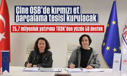 Çine OSB’de kırmızı et parçalama tesisi kurulacak