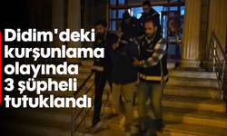 Didim'deki kurşunlama olayında 3 şüpheli tutuklandı