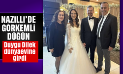 Nazilli'de görkemli düğün: Duygu Dilek dünyaevine girdi