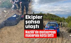 Nazilli’de motocross macerası kötü bitti; 1 ağır yaralı