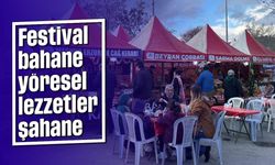 Festival bahane, yöresel lezzetler şahane