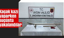 Kaçak kazı yaparken suçüstü yakalandılar