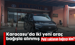 Karacasu'da iki yeni araç bağışla alınmış: Peki saklanan bağışçı kim?