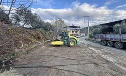 Karacasu’da yol çalışmaları sürüyor