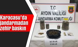 Karacasu'da jandarmadan zehir baskını