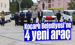 Koçarlı Belediyesi’ne 4 yeni araç