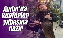 Aydın'da kuaförler yılbaşına hazır