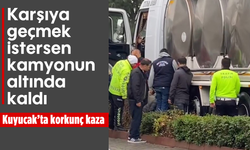 Karşıya geçmek istersen kamyonun altında kaldı: Kuyucak’ta korkunç kaza