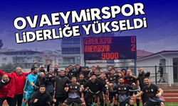 Ovaeymirspor, liderliğe yükseldi