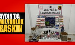 Aydın'da milyonluk baskın