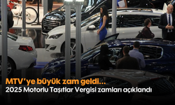 2025 Motorlu Taşıtlar Vergisi zamları açıklandı! MTV'ye büyük zam geldi