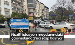 Nazilli istasyon meydanındaki çalışmalarda 2'nci etap başlıyor