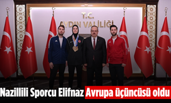 Nazillili Sporcu Elifnaz Avrupa üçüncüsü oldu