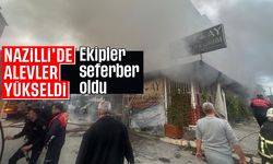 Nazilli'de alevler yükseldi: Ekipler seferber oldu