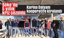 Söke’de 5 yıllık kriz çözüldü: Karina Dalyanı kooperatife kiralandı