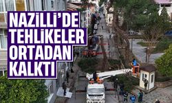 Nazilli'de tehlikeler ortadan kalktı