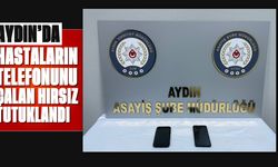 Aydın'da hastaların telefonunu çalan şüpheli tutuklandı